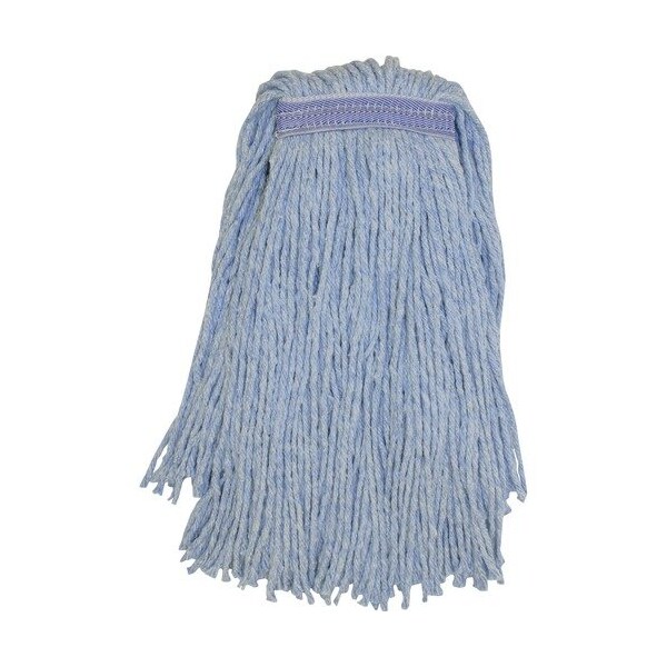 Genuine Joe Genuine Joe Blended Colored Yarn Mop, No.24, Blue GJON24B1B - main